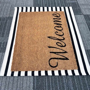 Alfombra de Entrada para Puerta Exterior, Alfombra de Porche con Rayas en Capas - Product Image 6
