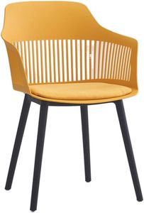 Silla de Comedor Nórdica de Plástico al por Mayor, Silla de Plástico Económica con Brazos para Exteriores, Terrazas, Balcones, Cafeterías, Comedores, Patios, Piscinas y Tiendas - Product Image 3