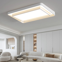 Plafonnier moderne minimaliste en acrylique avec source de lumière LED pour chambre à coucher, salon et couloir