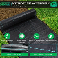 Toile de paillage PE/PP, rouleau de tapis anti-mauvaises herbes haute résistance, couverture de sol résistante aux déchirures pour l'agriculture