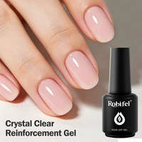 Robifel Gel Micro Constructeur Haute Clarté Standard UE Durcissant pour Extension d'Ongles Soak Off Vente en Gros OEM pour Salons de Manucure