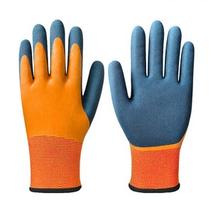 Winter Thickened 7 oz <b>Nylon</b> Coated Anti <b>Slip</b> Wear Resistant Waterproof Anti-static Anti-cut Men Cold Storage Glove Outdoor Work - Product Image 4