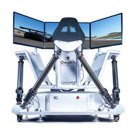 Yeni sanal eğlence 9D VR yarış simülatörü makinesi üç ekran