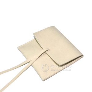 Shero Custom Suede Velvet Sobre Bolsa Cajas de joyería Bolsas de embalaje Bolsas de microfibra con cuerda - Product Image 6