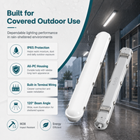 Projecteur LED Tri-Proof IP65 20-60W, Angle de Faisceau 120°, pour Fixation Extérieure Étanche sur Auvent, avec Garantie de 5 Ans