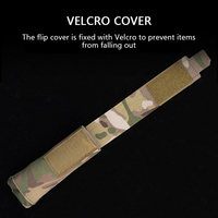 JinTeng Sports de plein air Camping randonnée MOLLE système articles divers stockage sac Vertical chevalier tactique Camouflage outil pochette sac