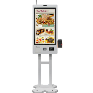 Cho 27 inch tự dịch vụ McDonald của đặt hàng & thanh toán kiosk với máy ảnh QR Máy quét mã màn hình cảm ứng SDK - Product Image 3