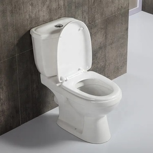 Africa prezzo a buon mercato Toilette in ceramica Hotel casa bagno <span class=keywords><strong>Parma</strong></span> water bianco lavaggio Down P-trap Set servizi igienici in due pezzi - Product Image 3