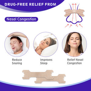 Bande nasale personnalisée de marque privée Patch nasal Bande nasale respiratoire pour respirer le sommeil améliore facilement la respiration pendant le sommeil - Product Image 6