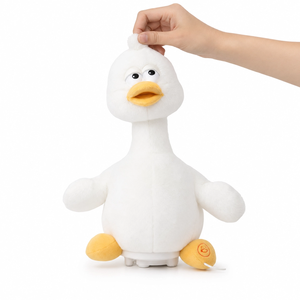 Peluche interactive canard chantant et dansant, qui tourne la tête, parle et répète les chansons <span class=keywords><strong>de</strong></span> berceuse, cadeau doux pour enfants - Product Image 4