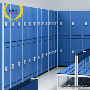 High Quality Waterproof Compact Laminate Assembled Electronic Lock Gym Locker Custom Wooden Fitness Storage Cabinet CG25235 CG25 - Product Image 1