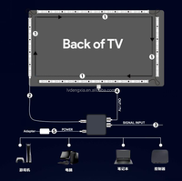Boîte de synchronisation LED intelligente, bandes lumineuses LED pour PC et TV, rétroéclairage dynamique pour les jeux et les films