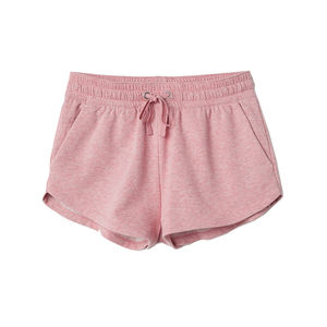 Shorts Casuales de Verano para Mujer, Versátiles, Ricos en Algodón, Transpirables, Largo a Medio Muslo, Bolsillos Laterales Inclinados, Cintura Elástica, Perfectos para - Product Image 1