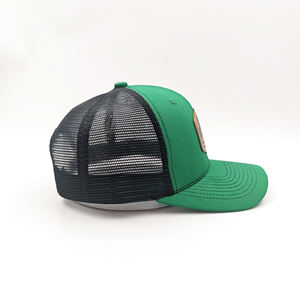 Gorra Trucker Richardson 112 de Malla con Parche de Cuero Bordado Personalizado, Estilo Y2K, Lisa, con Cierre Ajustable, para Deportes y Playa - Product Image 4