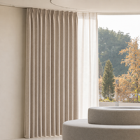 Cortina de Chenilla de Doble Cara con Efecto Grieta y Grabado en el Mismo Color, Grado Contratual, para Hoteles, Proveedor y Fabricante a Medida