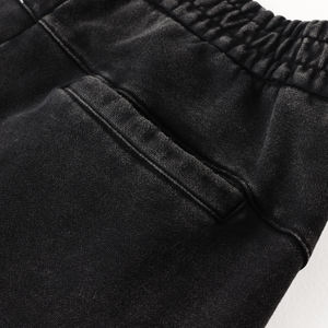 440G Factory Großhandel Custom Logo Druck Retro Jogging hose Französisch Terry Heavy Weight Jogging Wide Leg Acid Washed Jogging hose - Product Image 2