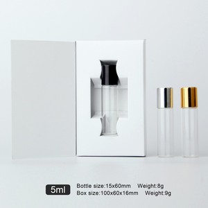 Chai Thủy Tinh Trong Suốt Đóng Gói Mỹ Phẩm Chai Lăn Tinh Dầu Nước Hoa Thủy Tinh 5 Ml 5 Ml Kèm Hộp Giấy Đóng Gói - Product Image 2