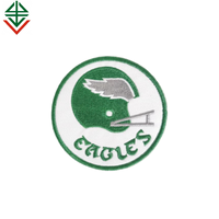 Bordure de Merrow personnalisée presse à chaud Sports Football Club Logo fer à repasser sur patchs de broderie ou chaussettes