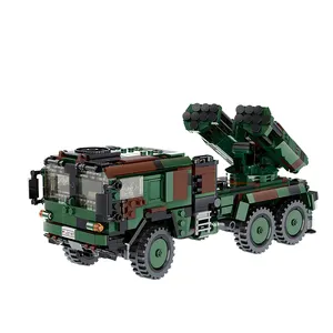 Xingbao 06048 LARS 2 alman askeri modeli çocuklar için oyuncak inşaat blokları ordu kamyon blok