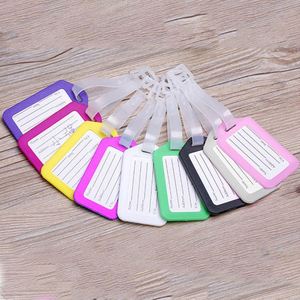 ป้ายชื่อกระเป๋าเดินทางราคาส่งถูก ทำจากพลาสติก PP Duroplast มีหลายสีให้เลือก - Product Image 1