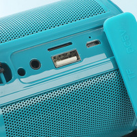 Enceinte portable mini sans fil TG519, caisson de basses pour sports de plein air, enceinte Bluetooth avec poignée et cordon, lecteur de musique