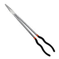 Pince à bec long professionnelle en acier au carbone 16 pouces, multifonctionnelle, DIY, OEM, poignée souple