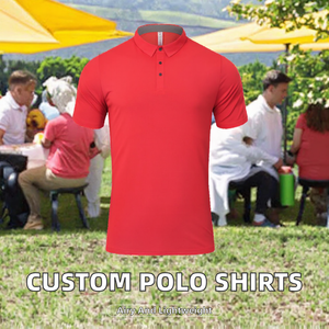 เสื้อโปโลทรงเข้ารูปพรีเมียมสำหรับผู้ชาย - ผ้าฝ้ายผสมระบายอากาศได้ดี ซับเหงื่อได้ดี คอเสื้อแบบริบ และทรงแบบสปอร์ต - สีน้ำเงินกรมท่า - Product Image 2