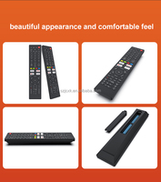 Boîtier de télécommande universelle IR personnalisé pour TV, 70 touches, écran LED, ODM tout-en-un pour le marché japonais