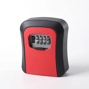 便利な小さな秘密の壁掛けポータブルロック可能なキーセーフロックボックス