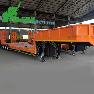 Remorque de remorquage tactique, équipement de Construction et de Transport de véhicules lourds avec une rampe hydraulique - Product Image 4