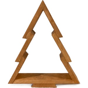 Wooden Christmas <b>Tree</b> <b>Ornaments</b> Medium 4-6 In Height Handicraft Decorations For Home Festive Display - Product Image 5