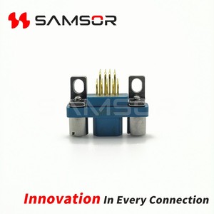 MIL-DTL-83513 micro-d vỏ nhựa J30-9TJW-J đường cong kim bảng mạch in J30 loạt kết nối hàng không 9 lõi - Product Image 4