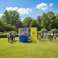 Jeu d'amusement extérieur robuste en métal Dunk & Splash Falling Man pour centre commercial et divertissement de carnaval