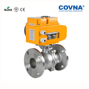 Actuador a Prueba de Explosiones COVNA con Conexión de Brida IP68, Válvula de Bola Motorizada de 2 Vías con Volante Manual - Product Image 5