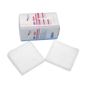 Fomed Supply Non-Woven 4-Ply Dental Medical Gauze Pad Non-Sterile Dental Cotton Filled Sponges