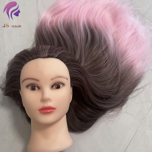 Yaki Hair Salon Hairdressing การฝึกอบรมตุ๊กตาฝึกหัดจริง<span class=keywords><strong>หัว</strong></span>หุ่นพร้อมที่ใส่แคลมป์สําหรับจัดแต่งทรงผม - Product Image 5