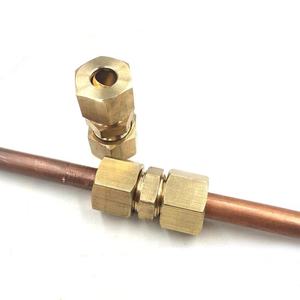 Raccord de tuyauterie en laiton à compression mâle, raccord droit, embout, <span class=keywords><strong>olive</strong></span>, faible résistance à la corrosion - Product Image 2