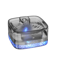 Distributeur d'eau intelligent pour animaux de compagnie, grande capacité, en matériau PC, détachable, étanche IPX8, avec chargeur, pour chiens et chats, utilisation en intérieur