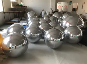 Commercial Decorative PVC Inflatable Ball Handing Festival Inflatable Mirror Ball Big Shiny Inflatables Ball