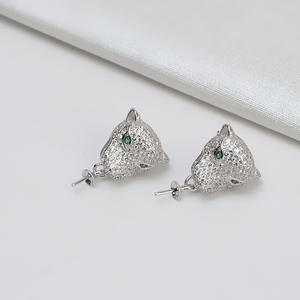 Boucles d'oreilles pendantes en argent S925, style crochet d'oreille, cache-oreille, accessoires de chapeau en perles DIY, JG5443, ornement d'oreille, support vide, mode - Product Image 4