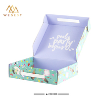 Boîtes d'expédition personnalisées Webest, boîte d'expédition sur mesure, emballage pour envoi postal, boîtes cadeaux pour cosmétiques