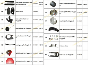 Punto di Contatto per Ciclomotore di Alta Qualità per <span class=keywords><strong>Piaggio</strong></span> Bravo, <span class=keywords><strong>Si</strong></span>, Ciao - Qualità OEM - Product Image 6