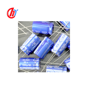 Condensador Electrolítico ELNA 1000UF 35V RE3 Azul, Nuevo y Original, Marca Robe, para Audio de Alta Fidelidad, 35V 102 1000UF 35V - Product Image 1