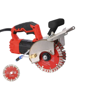 Nouvelle machine de découpe électrique, machine à rainurer le béton, double lame de scie, machine de découpe de métal sans poussière - Product Image 1