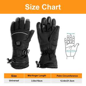 Guantes calefactables con batería recargable Guantes calefactores eléctricos impermeables Guantes calefactables con batería - Product Image 6