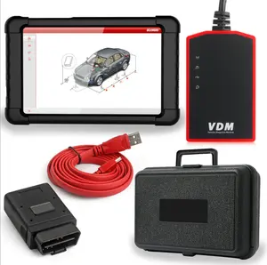 UCANDAS VDM WiFi全系统OBDII汽车故障扫描仪汽车诊断维护工具 + 平板WIN10