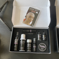 Kit d'installation de perruque en dentelle, ml, avec boîte d'emballage, pour enlever la colle, clip, teinture, Mousse