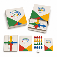 Produsen Kustom Permainan Papan Ludo dengan Papan Kertas, Dadu Kaca Organik, dan Bidak Catur Plastik
