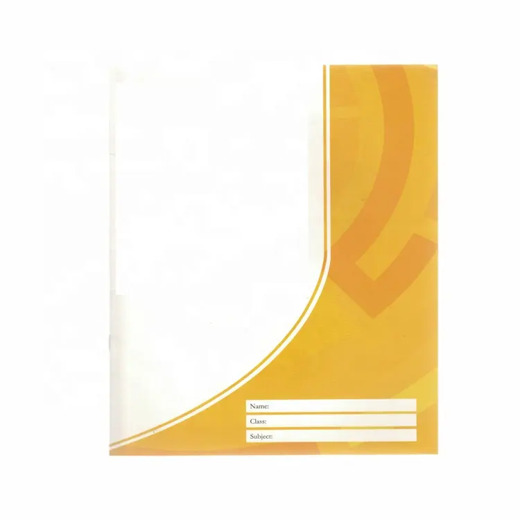Tampa de papel macia personalizada, capa para caderno de estudante, livro de prática para escrita, desenho b5, cor completa, impressão, livro de papel