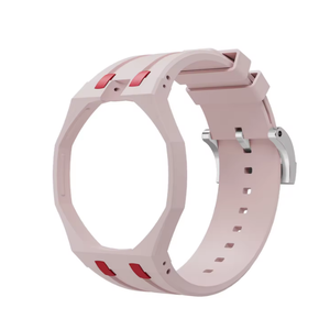Bracelet <span class=keywords><strong>de</strong></span> <span class=keywords><strong>montre</strong></span> mécanique intelligent <span class=keywords><strong>de</strong></span> remplacement classique, boîtier monobloc, lignes élégantes, compatible avec Ap & Swatch. - Product Image 3